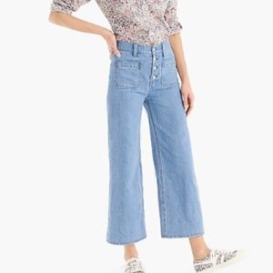 Wide-leg Crop Jean